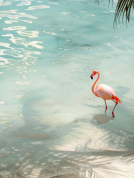 Roze Flamingo van Studio Allee