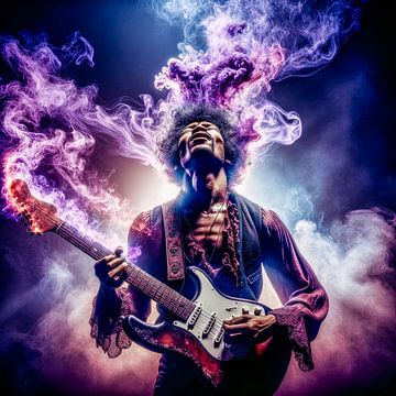 Jimi Hendrix von The Incredibly Magical Photo Studio