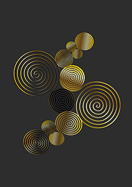 Golden Vortex van Marjolein van Buitenen