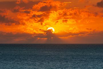 Sunset off Havana by Christian Schmidt