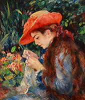 Mademoiselle Marie-Therese Durand-Ruel  -  Sewing