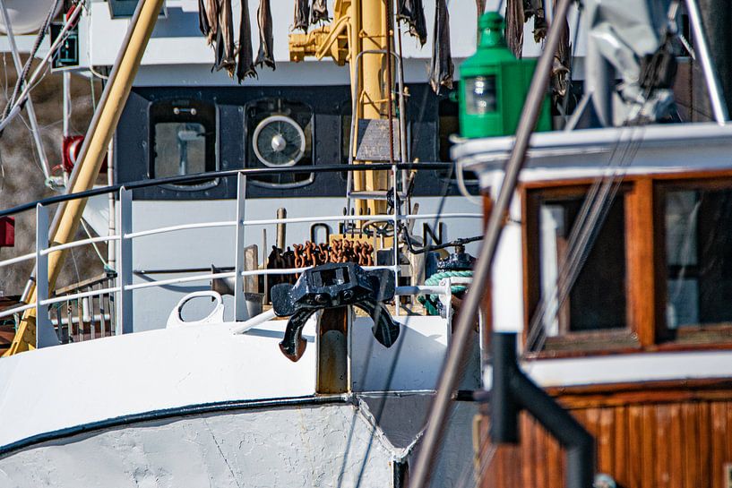 Vissersvaartuigen in de haven van Kai Müller