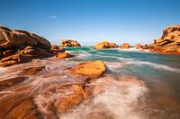 Atlantic coast in Brittany near Ploumanach