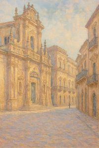 Lecce Baroque Architecture Street Scene – Florence of the South Impressionism