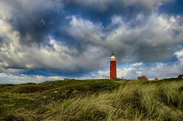 Phare Eierland des dunes de Texel