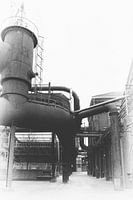 Alleen in het industriepark