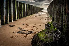 Plage de Knokke (BE) sur Louis Warnier