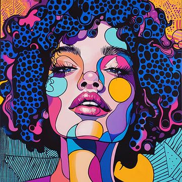 Popart Portret van Ellen Novara-da Lima