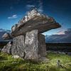 Historic Poulnabrone tomb in Ireland before sunrise by Michel Seelen
