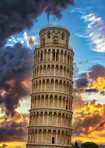 Leaning Tower of Pisa by Hello Pompoyo