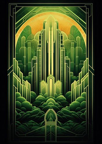 Art Deco Kunstdruk Poster Print Muurkunst