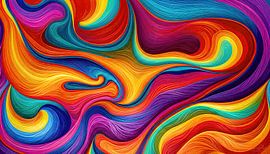 Gewebte Räume aus Farbe und Erinnerung von AidasignArt