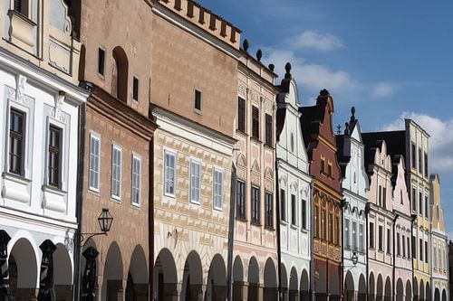Downtown Telc in the Czech Republic
