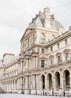 The Louvre in Paris, photographed analogously