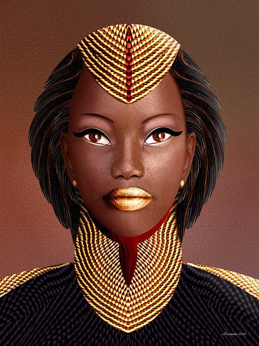 Reine de beauté africaine