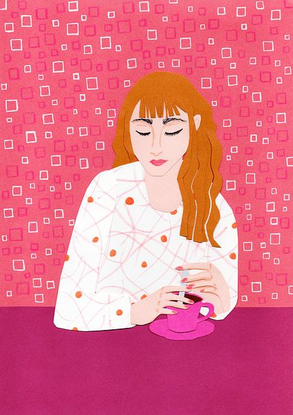 Het roze kopje van Karolina Grenczyk