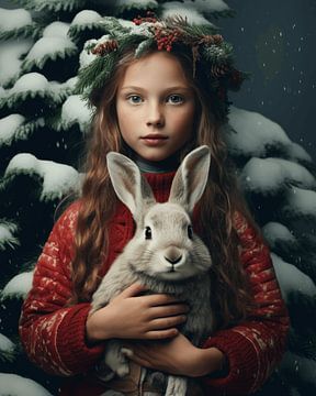 Christmas portrait by Carla Van Iersel