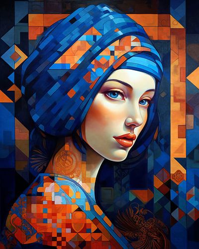 Colourful Abstract Portrait #2