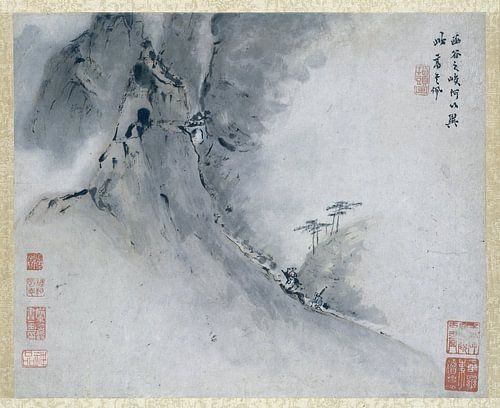 Chinese schildering, Gao Qipei, 1700 - 1750