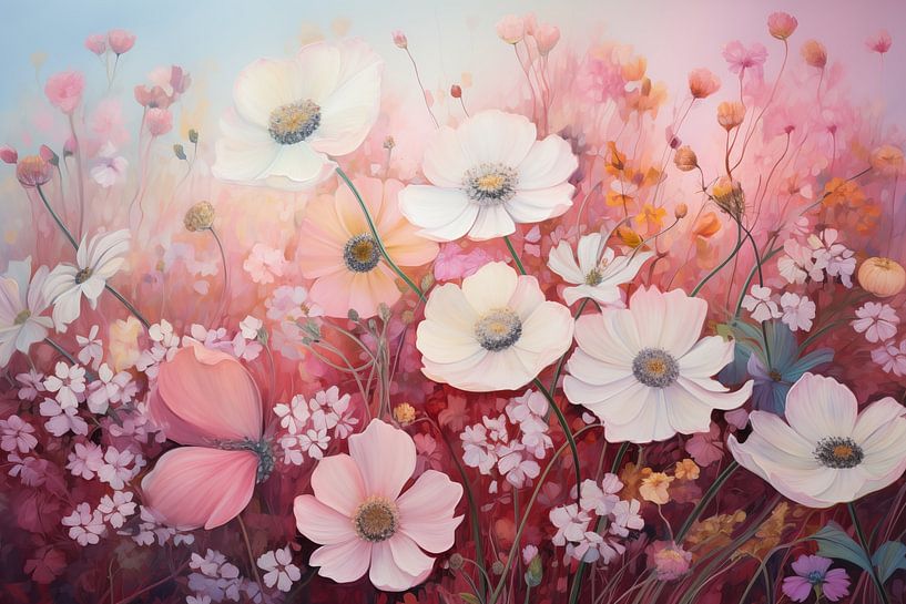 Colourful flowers by Bert Nijholt