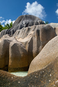 Traumstrand Anse Source d'Argent (La Digue / Seychellen)