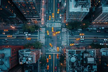 luchtfotografie boven stad en land van Egon Zitter