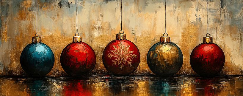 Weihnachtskugeln von Kunst Laune