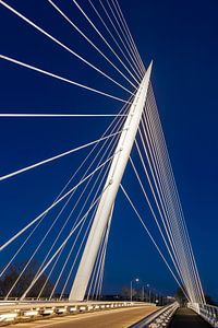 Harfenbrücke in Haarlemmermeer, Niederlande