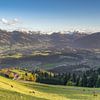 Vue sur la vallée de Leuken au Tyrol sur Michael Valjak