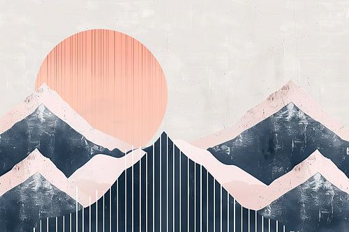 Bauhaus Japandi Abstrait