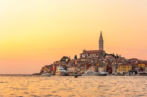 Ronvinj bij zonsondergang, Kroatië