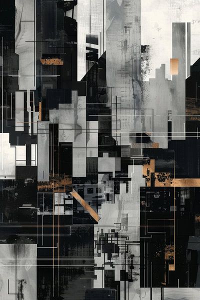 Abstract city by Poster Art Shop