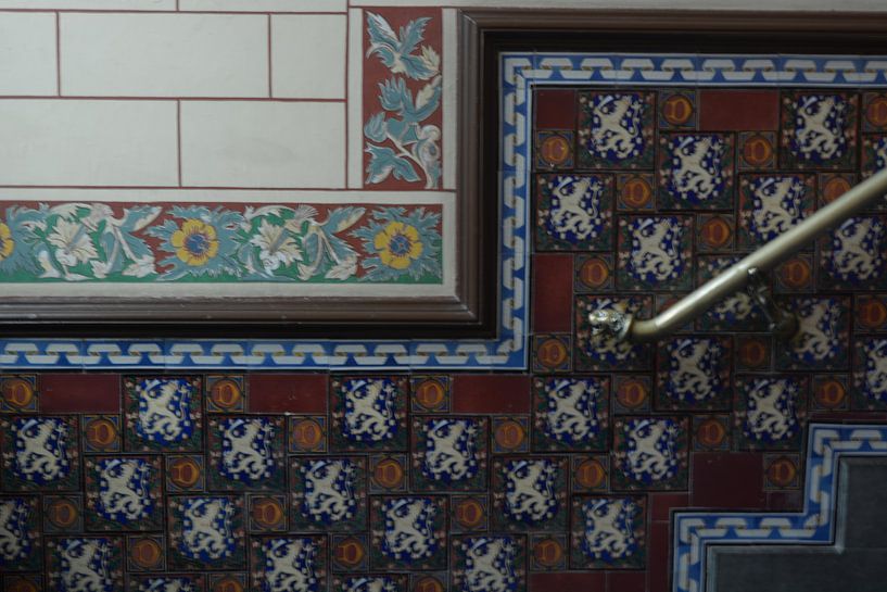 tiles in Drents Museum by Henriette Tischler van Sleen