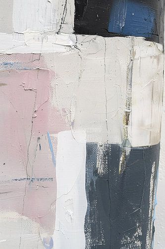 Abstract minimalistisch schilderij van een piano