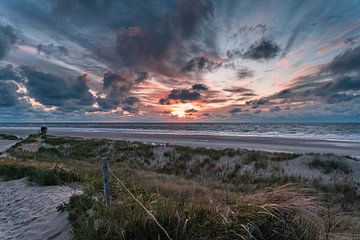 Sunset on Spiekeroog by Steffen Peters