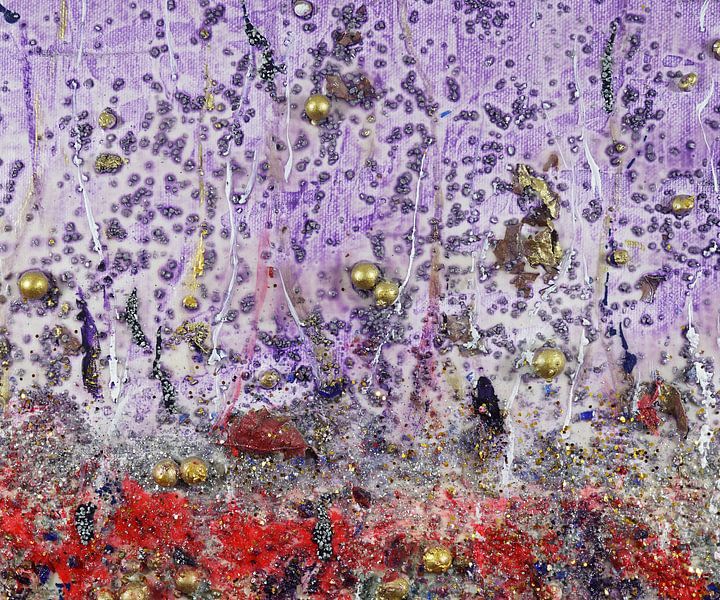 # 3 Detail, Ausschnitt, Acryl auf Leinwand, 29 x 24 cm von Erich Keller