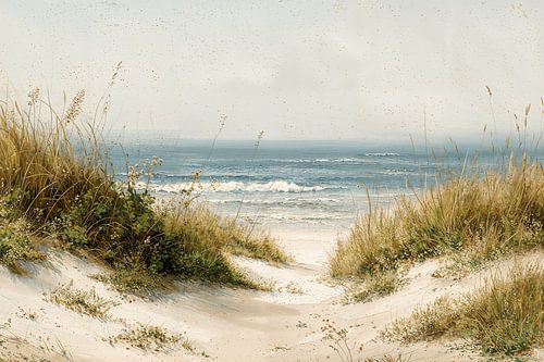 Peinture des dunes côtières
