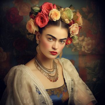 Frida extraordinairement belle sur Bianca ter Riet