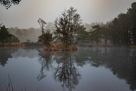 Meer in de mist van Jacqueline De Rooij Fotografie