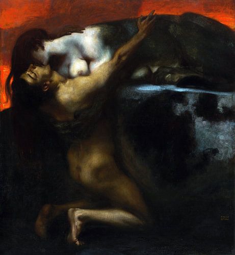 Franz von Stuck. De kus van de Sphinx