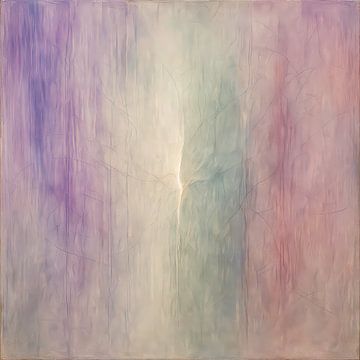 Aderen van licht - Stille stromen tussen pastelkleurige werelden en de stille polsslag van de innerlijke wereld van Klaus Tesching - Art-AI