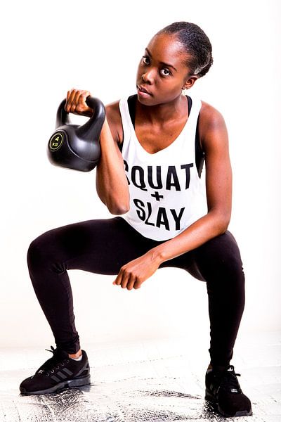Kettlebell SQUAT by peterheinspictures