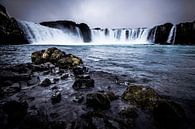 Waterval IJsland Godafoss van Kim van Dijk thumbnail