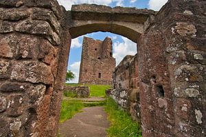 Ruines du château de Lutzelbourg en France sur Tanja Voigt