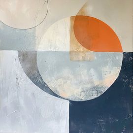 Pastel colours and geometry by Poster Art Shop