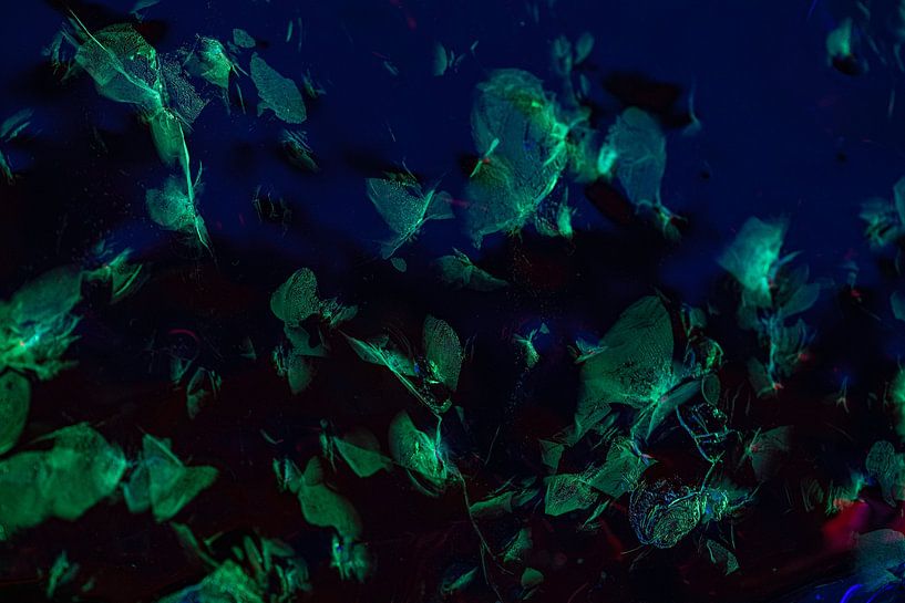 Groen Blauw Abstract IJsbeeld van Nanda Bussers