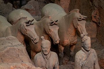 The Terracotta Army of Xian in China by Roland Brack