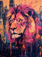 Pop-Art-Löwe: König von New York