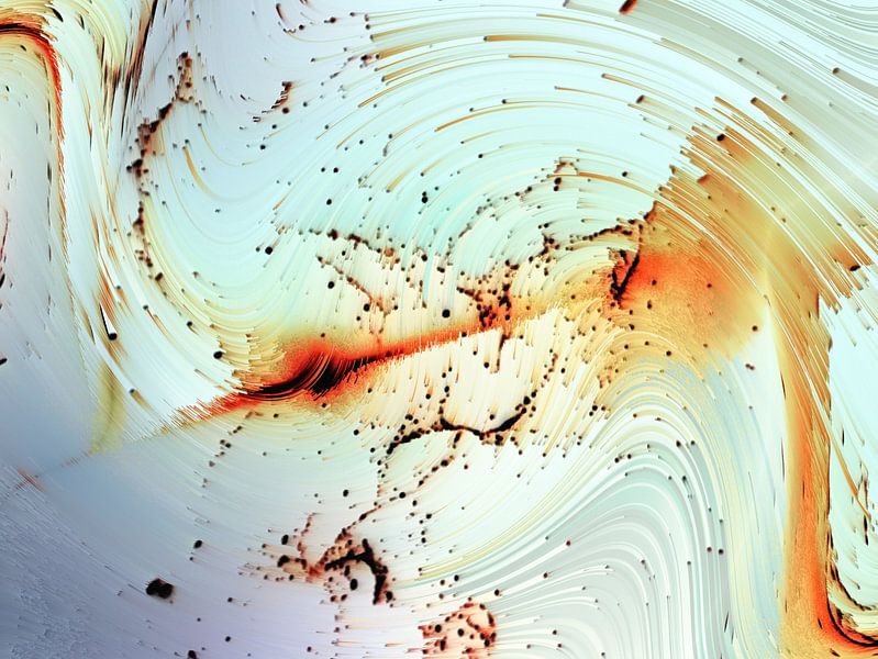 Abstrakte digitale dynamische Ölgemälde von Maurice Dawson