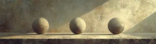 Minimalistisches Stillleben | Flüsternde Konturen der Ruhe von Kunst Laune